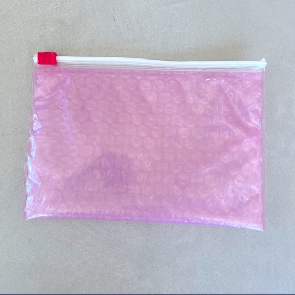 MOVED TO STEPHDECK04 -- GLOSSIER Bubble pouch, Pink, Small - Picture 1 of 4